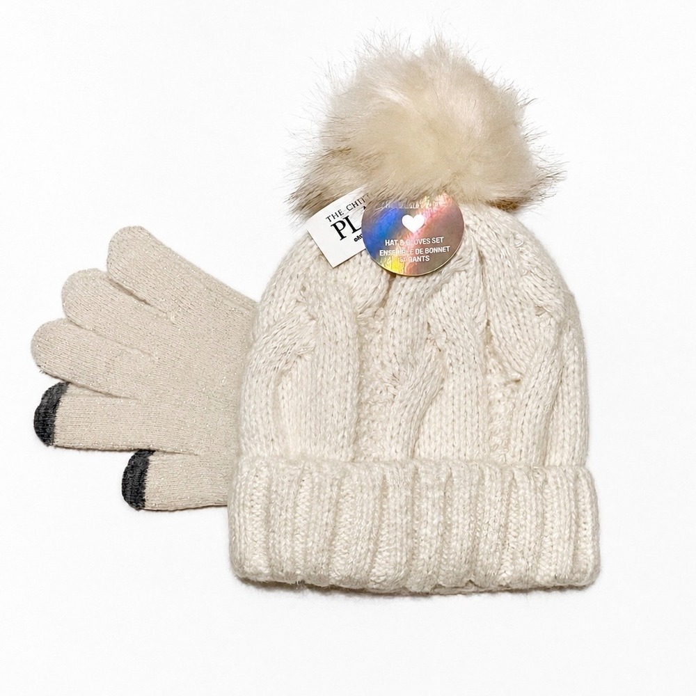 The Children's Place Knit Hat & Glove Set Girls